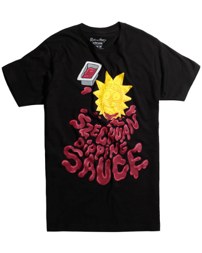 rick and morty szechuan sauce shirt